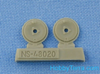 Northstar Models  48020 Wheels set 1/48 Bf.109 E4-E-7 ("Continental" tires)