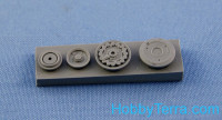 Northstar Models  48057-a Wheels set 1/48 for Su-15 TM, no mask series