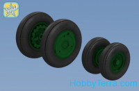 Wheels set 1/48 for Su-15 TM, light series