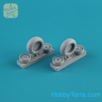 Northstar Models  48114-a Wheels set 1/48 for Messerschmitt Me.262 type 2 - No mask series