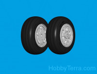 Wheels set 1/72 for F-18 A/B/C/D Hornet, light series