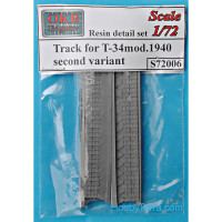 Tracks 1/72 for T-34 mod.1940, variant 2