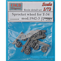 Sprocket wheel for T-34,mod.1942-43 (6 pcs)
