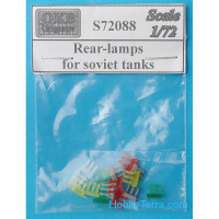 Rear-lamps 1/72 for Soviet tanks
