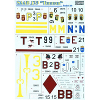 Decal 1/48 for J29 Tunnan