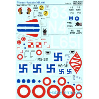 Decal for Morane-Saulnier MS.406