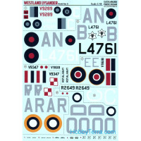 Print Scale  48-083 Decal for Westland Lysander