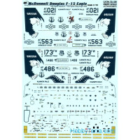 Decal 1/72 for F-15 Eagle