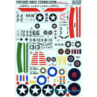 Decal for Vought SB2U Vindicator