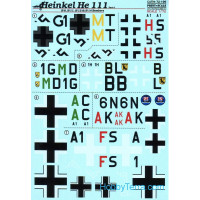 Decal 1/72 Heinkel He-111, Part 4