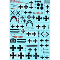 Decal 1/72 for LFG Roland C.II/C.IIa 