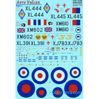 Decal 1/72 for Avro Vulcan, Part 2