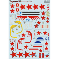 Decal 1/72 for Tupolev SB, Part 2