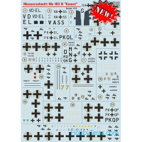 Decal 1/72 for Messerschmitt Me.163 Komet