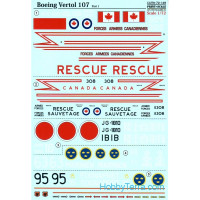 Decal 1/72 for Vertol 107, Part 1