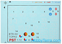 PST  72054 BTR-50PK Soviet armored carrier