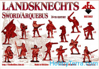 Red Box  72057 Landsknechts (Sword/Arquebus), 16th century