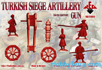 Red Box  72069 Turkish Siege Artillery. Gun, 16th century