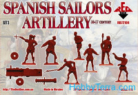 Red Box  72104 Spanish Sailors Artillery, 16-17th century