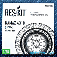 Wheels set 1/35 for Kamaz 4310 (I-P184)