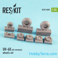 Wheels set 1/35 for UH-60 (all versions), for Academy/Italeri kit