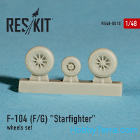 Wheels set 1/48 for F-104 (F/G) Starfighter