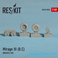 Wheels set 1/48 for Mirage III (B,C)