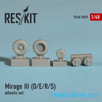 Wheels set 1/48 for Mirage III (D/E/R/S)