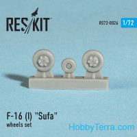 RESKIT  72-0026 Wheels set 1/72 for F-16 (I) Sufa