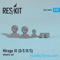Wheels set 1/72 for Mirage III (D/E/R/S)