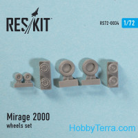 RESKIT  72-0034 Wheels set 1/72 for Mirage 2000