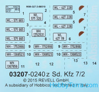 Revell  03207 Sd.Kfz.7/2 half-track