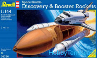 Space Shuttle Discovery & Booster Rockets