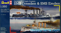 German WWI Cruisers SMS Dresden & SMS Emden