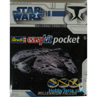 Star Wars. Spacecraft Millenium Falcon - easy kit Poсket