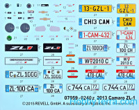 Revell  07059 Chevrolet Camaro ZL-1