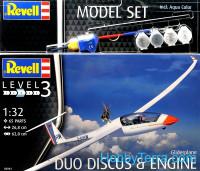 Model Set. Glider Duo Discus & Engine