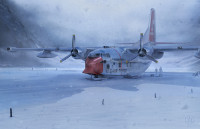 Fairchild C-123 Provider with ski