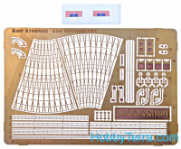 ROP o.s. Samek Models  S700-082 USS Mississippi BB-23 battleship, 1911 (resin kit)