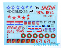 R.V. Aircraft  72044ht Mikoyan MiG-21bis Over Europe 'HI-TECH kit'