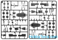 S-model  PS720013 Maschinengewehrkraftwagen (Kfz.13) (2 model kits in the box)