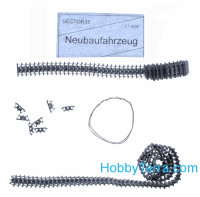 Assembled metal tracks for 3-turret tank NeubauFahrzeug