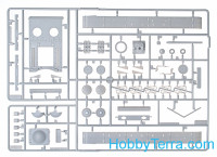 Trumpeter 00358 俄罗斯K​​V-1型1942年简化炮塔坦克