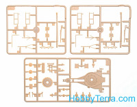 Trumpeter 05532 德国Sd中。Kfz.6 / 23.7厘米高射炮37 AUF Selbstfahrlafette
