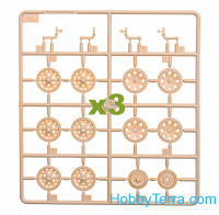 Trumpeter 05532 德国Sd中。Kfz.6 / 23.7厘米高射炮37 AUF Selbstfahrlafette