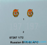 Trumpeter 07267 俄罗斯BTR-80 APC