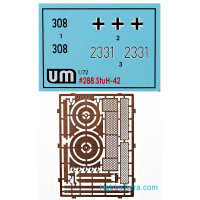 UM  288 Sturmhaubitze 42 Auf.G with Saukopf mantle