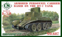 Armored personnel carrier based in the BT-7 tank