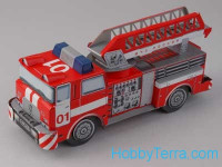 Fire truck, paper model