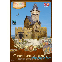 Umbum  294 Game Set. "Medieval City" - Hunting Lodge, paper model